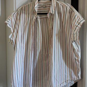 Madewell central shirt in bright stripes